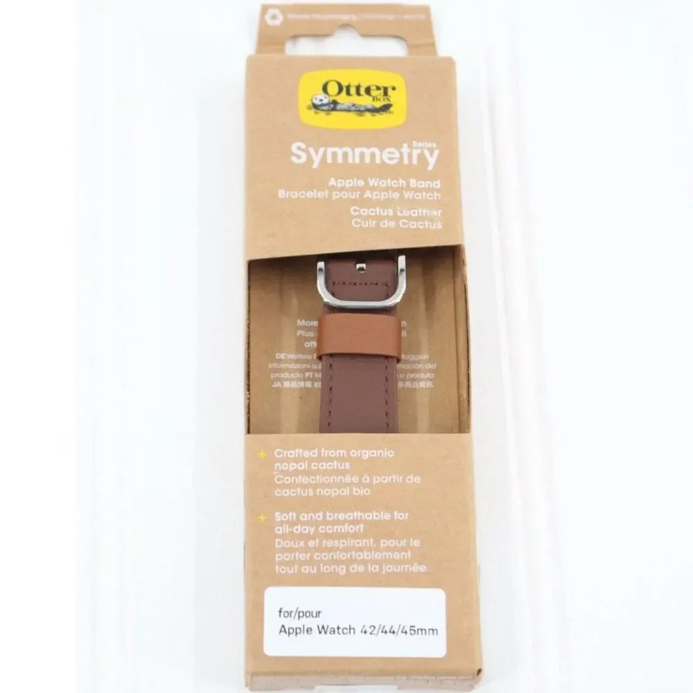 Otterbox Symmetry Series Cactus Leather Apple Watch Band 42/44/45mm Brown